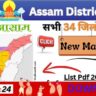Assam District Map